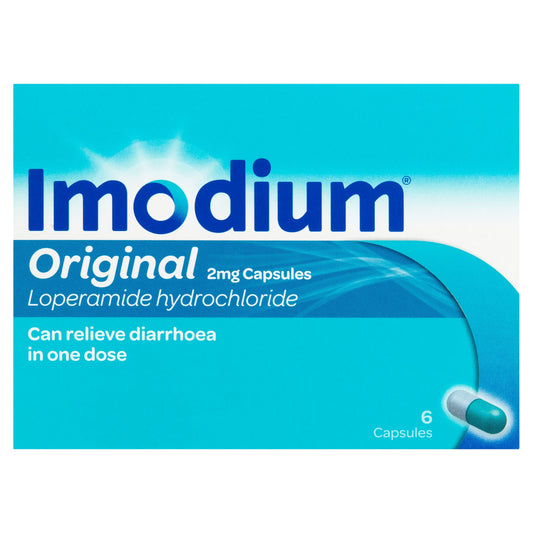 IMODIUM 2MG CAPSULES 6S