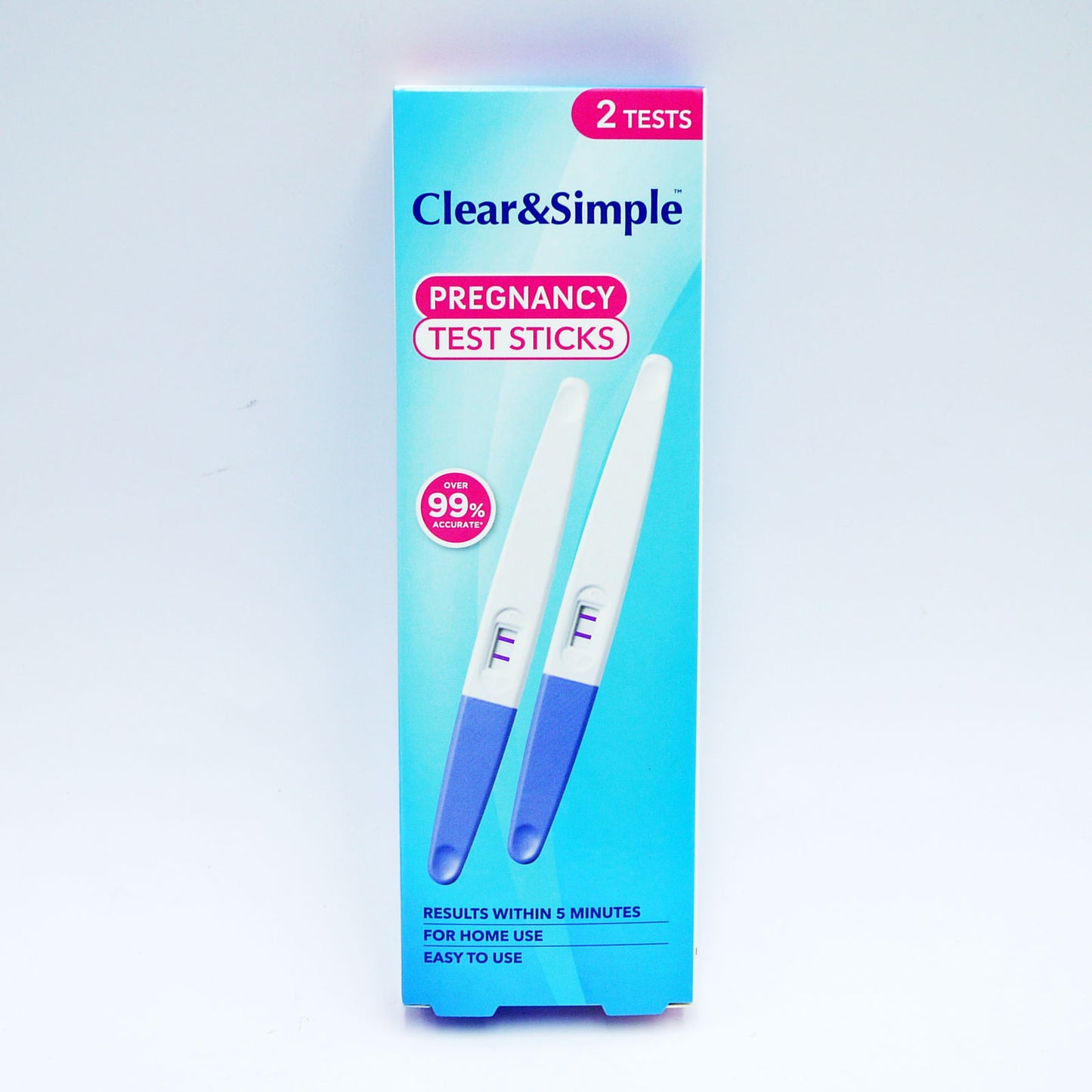 CLEAR & SIMPLE PREGNANCY TEST STICK 2 PCS
