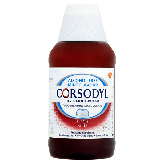CORSODYL M/WASH 300ML GUMDISEASE TREATMENT ALCFREE