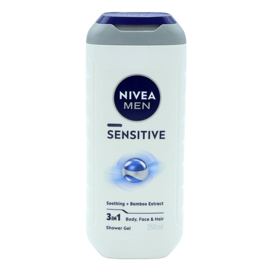 NIVEA SHOWER 250ML SENSITIVE FOR MEN