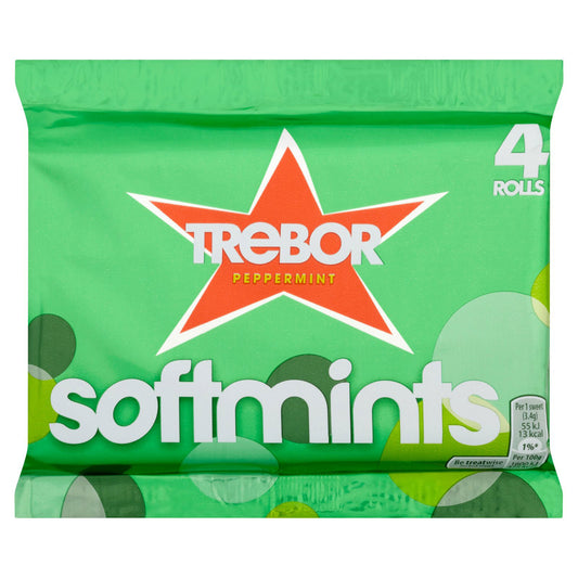 TREBOR SOFTMINTS PEPPERMINT MINTS 4PK 08/04/26