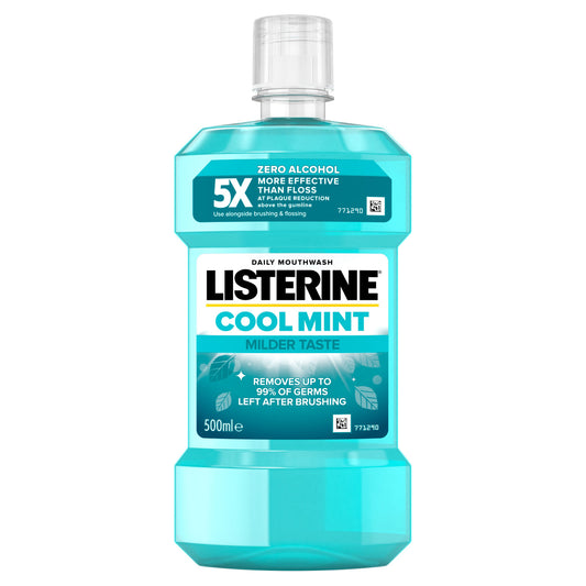 LISTERINE MOUTHWASH ZERO COOL MINT MILDER