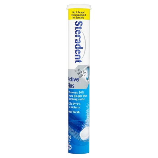 STERADENT ACTIVE PLUS 30S (BLUE)