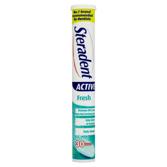 STERADENT ACTIVE FRESH 30S (GREEN)
