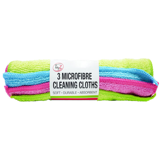 TIDYZ MICROFIBRE CLEANING CLOTHS  B0358