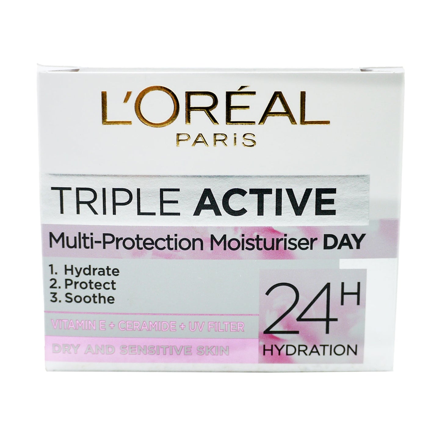 LOREAL TRIPLE ACTIVE CREAM DRY & SENSITIVE DAY 24H