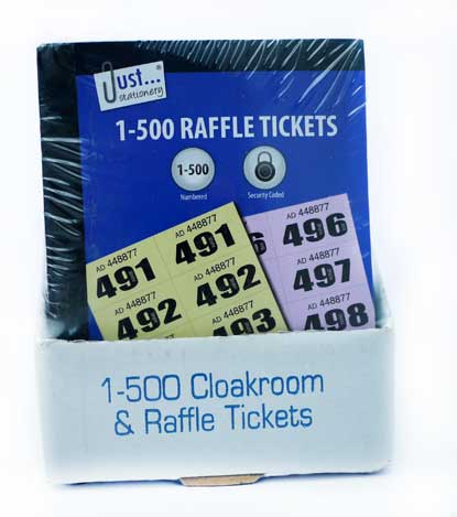 RAFFLE TICKETS 1-500 (R)