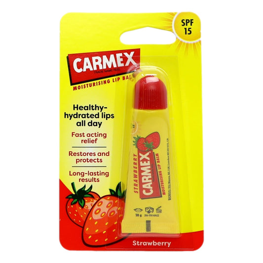 CARMEX LIP BALM 10G STRAWBERRY TUBE