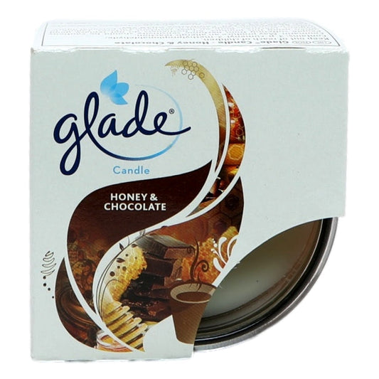 GLADE CANDLE 120G HONEY & CHOCOLATE