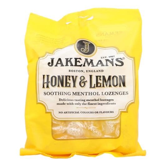 JAKEMANS SOOTHING LOZENGES 160G HONEY & LEMON