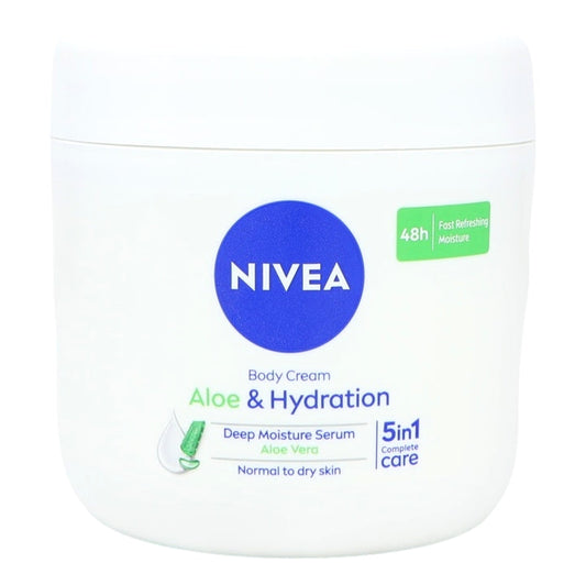 NIVEA BODY CREAM 400ML ALOE & HYDRATION