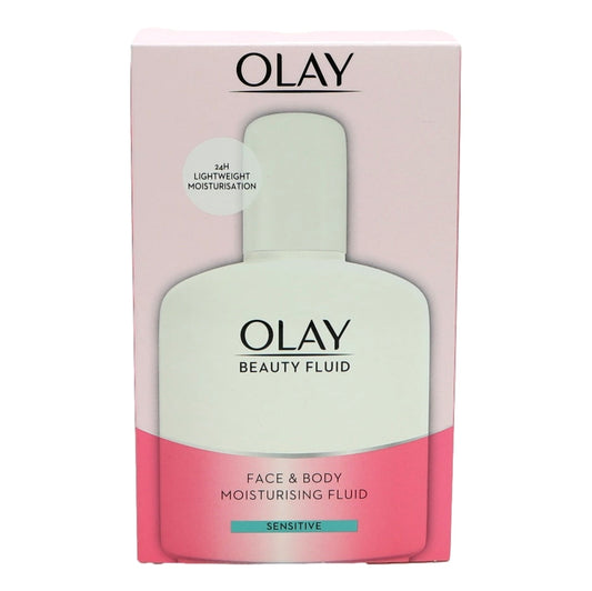 OLAY ESSENTIALS BEAUTY FLUID SENSITIVE MOISTURISER 200ML