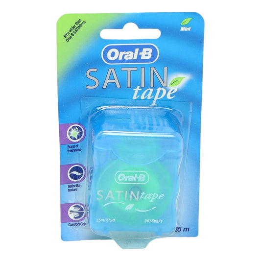 ORAL B DENTAL FLOSS 25M SATIN TAPE