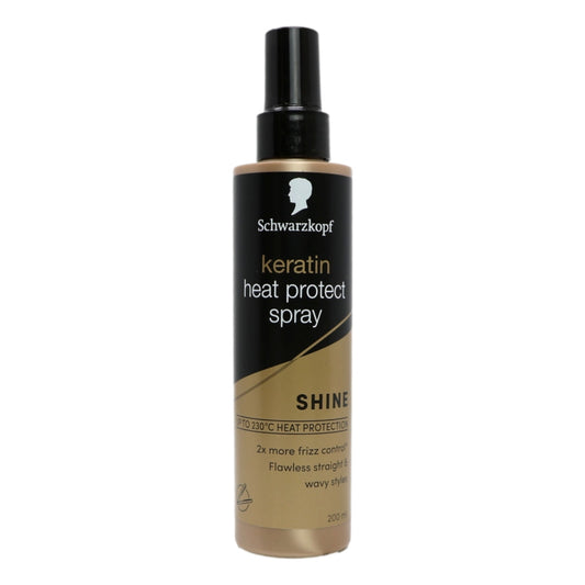 SCHWARZKOPF HEAT SPRAY 200ML KERATIN