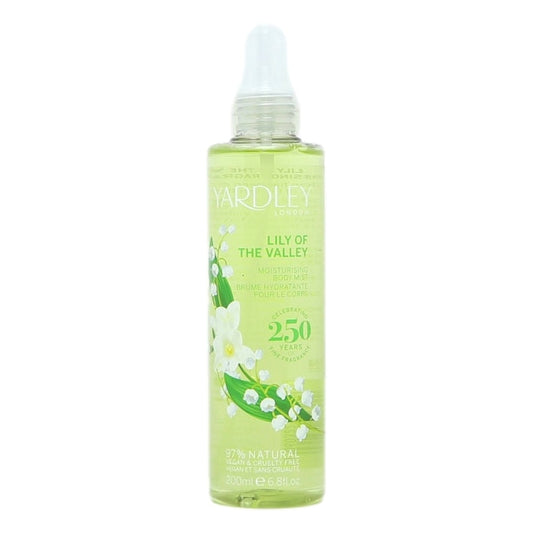 YARDLEY FRAGRANCE MIST 200ML LILY OF THE VALLEY