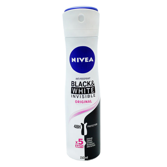 NIVEA DEO WOMEN INVISIBLE BLACK  WHITE