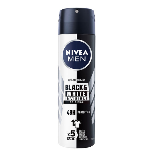 NIVEA DEO 150ML BLACK & WHITE POWER FOR MEN