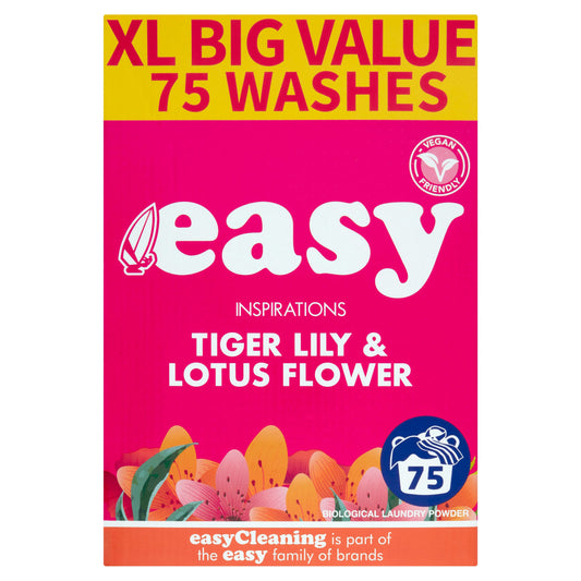 EASY WASHING POWDER 75 WASH BIO TIGER LILY & LOTUS