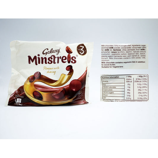 GALAXY MINSTRELS 3PK  22/03/26