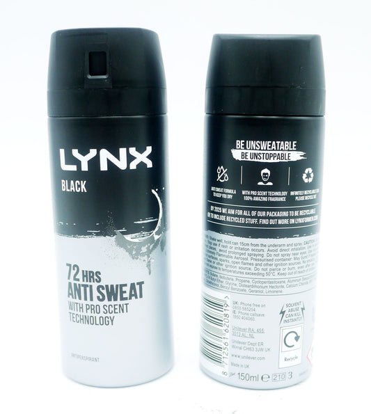 LYNX ANTI PERSPIRANT BLACK