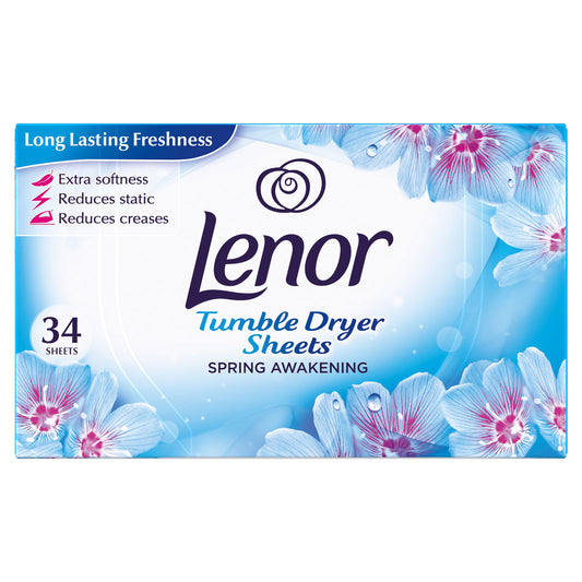 LENOR TUMBLE DRYER SHEETS SPRING AWAKENING