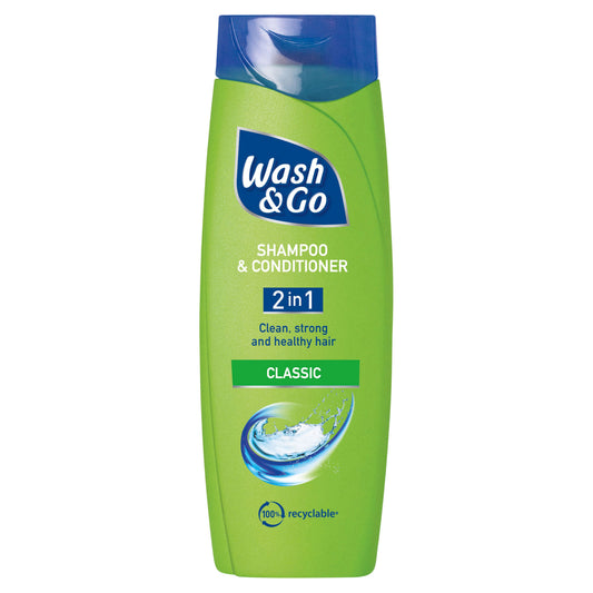 WASH & GO SHAMPOO 2 IN 1 200ML CLASSIC (UK/IT)