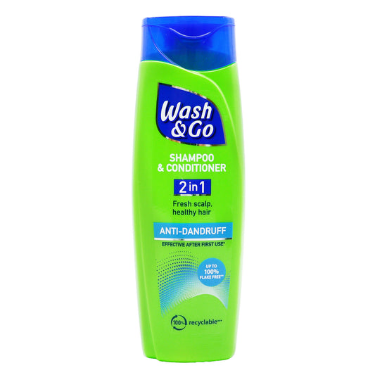 WASH & GO SHAMPOO 2 IN 1 200ML ANTID (UK/IT)