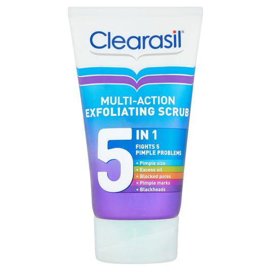 CLEARASIL 5IN1 EXFOLIATING SCRUB 04/26