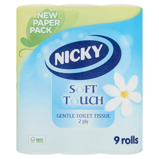NICKY SOFT TOUCH TOILET TISSUE 2PLY(D)