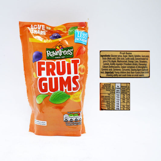 ROWNTREES FRUIT GUMS POUCH BAG  03/26