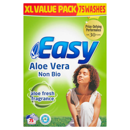 EASY WASHING POWDER 75 WASH NON BIO ALOE VERA