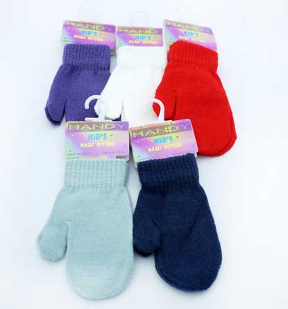 GLOVES BABY MITTENS ASSORTED COLOURS