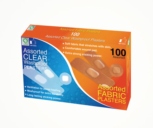 A&E PLASTERS CLEAR WASH PROOF & FABRIC 04/29