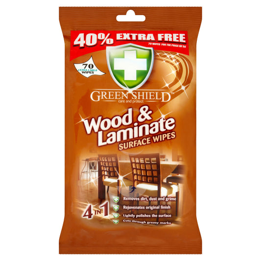 GREENSHIELD WIPE WOOD&LAMINATE SURFACE 10/27