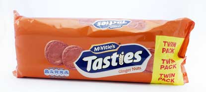 MCVITIES TASTIES GINGER NUT 23/08/25