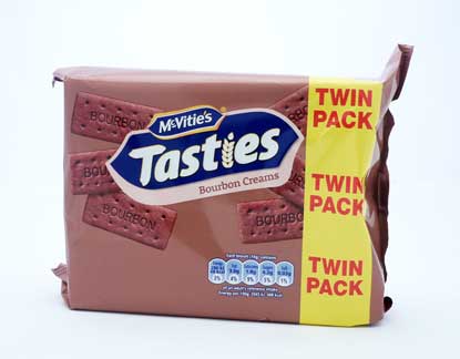 MCVITIES TASTIES BOURBON CREAMS 16/08/25