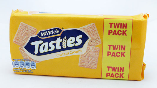 MCVITIES TASTIES CUSTARD CREAMS 16/08/25