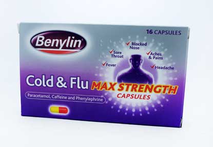 BENYLIN COLD & FLU MAX STRENGTH CAPS 06/27