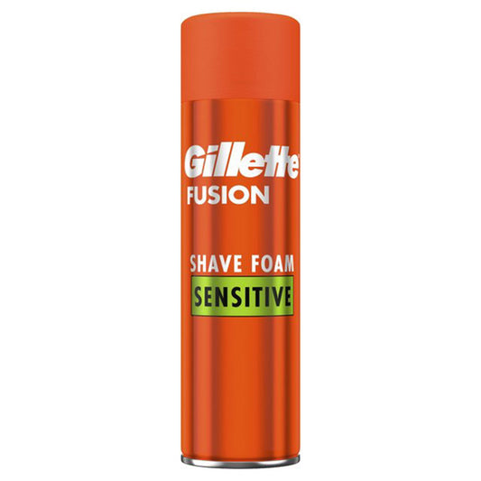 GILLETTE SHAVE FOAM 250ML FUSION5 SENSITIVE SKIN