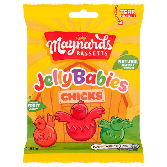 MAYNARDS BASSETTS JELLY BABIES CHICKS 03/08/25