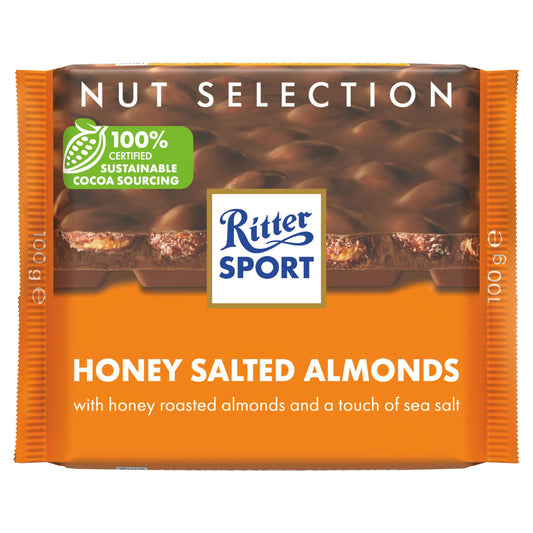 RITTER SPORT HONEY SALT ALMONDS 19/09/25