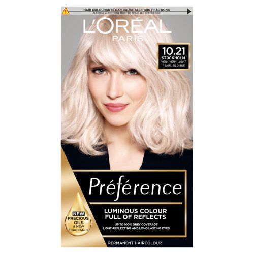 L'OREAL PREFERENCE 10.21 STOCKHOLM (VERY VERY LIGHT PEARL BLONDE)