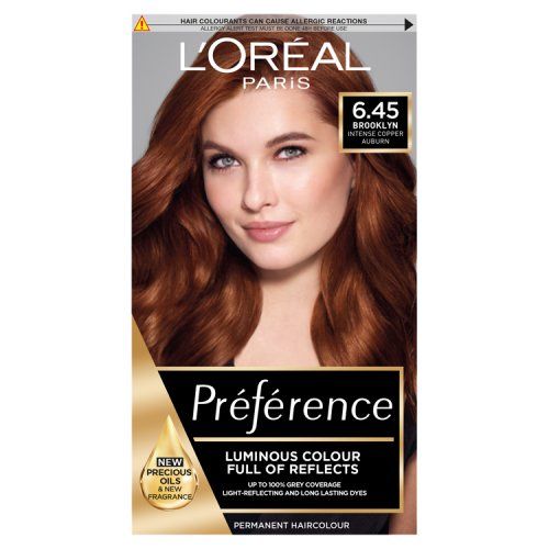 L'OREAL PREFERENCE 6.45 BROOKLYN (INTENSE COPPER AUBURN)