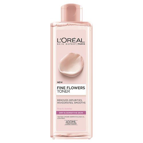 L'OREAL FINE FLOWERS CLEANSING TONER 400ML