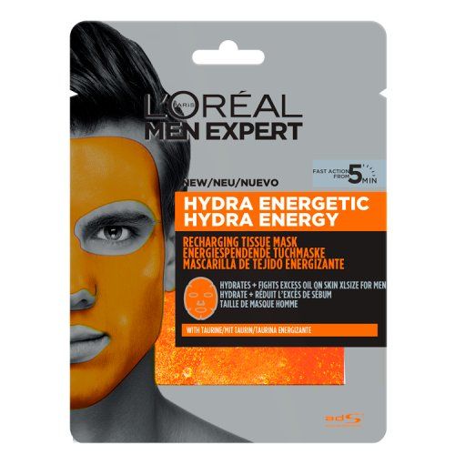 L'OREAL MEN EXPERT TISSUE MASK HYDRA ENERGETIC