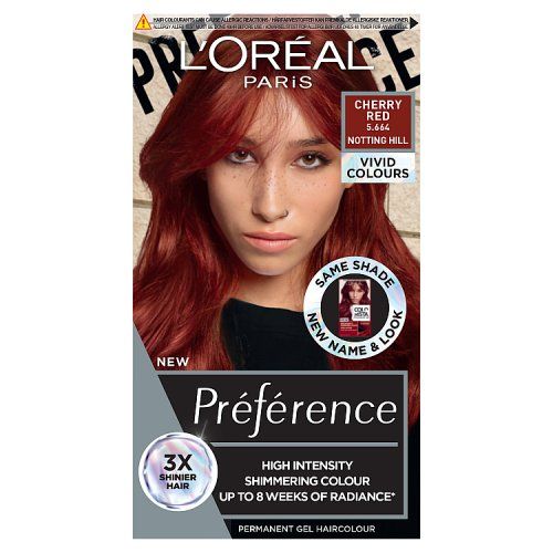 L'OREAL PREFERENCE VIVIDS CHERRY RED 5.66