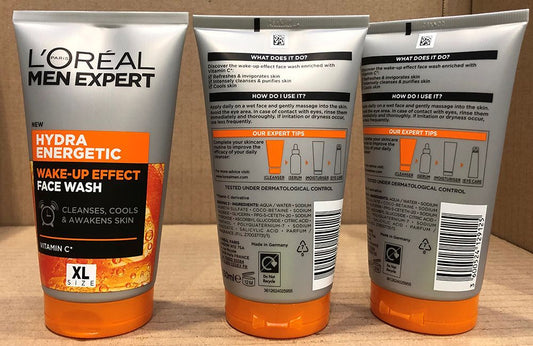 L'OREAL MEN EXPERT HYDRA ENERGETIC WASH 150ML