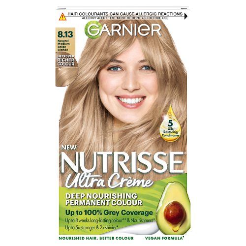 GARNIERNUTRISSE 8.13 NATURAL MEDIUM BEIGE BLONDE