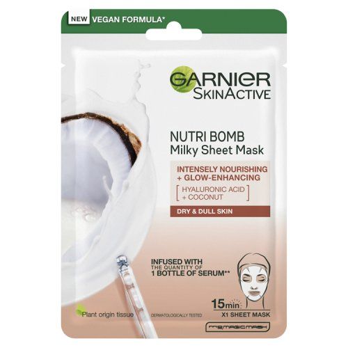 GARNIER NUTRI BOMB MILKY TISSUE MASK - COCONUT