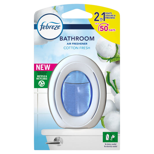FEBREZE BATHROOM AIR FRESHENER 7.5ML COTTON FRESH